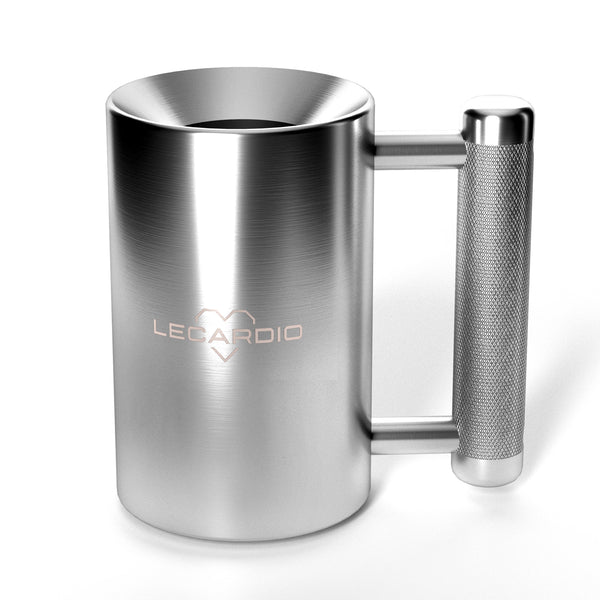 Heavy Mug 6KG/13LB 100ML - Stainless Steel Fitness Water Cup | Durable Weightlifting Plate Design | Gym, Workout, and Coffee Enthusiast Gift | BPA-Free Sports Bottle