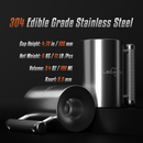 Heavy Mug 6KG/13LB 100ML - Stainless Steel Fitness Water Cup | Durable Weightlifting Plate Design | Gym, Workout, and Coffee Enthusiast Gift | BPA-Free Sports Bottle