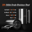 Heavy Mug 8KG/18LB 300ML - Stainless Steel Fitness Water Cup | Durable Weightlifting Plate Design | Gym, Workout, and Coffee Enthusiast Gift | BPA-Free Sports Bottle