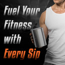 Heavy Mug 8KG/18LB 300ML - Stainless Steel Fitness Water Cup | Durable Weightlifting Plate Design | Gym, Workout, and Coffee Enthusiast Gift | BPA-Free Sports Bottle