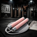Lecardio Adjustable Jump Rope, Tangle-Free Speed Jump Rope with Ball Bearings and Steel Cable, Foam Handles for Men, Women & Kids, Rapid Jumping Rope for Home Gym, Fitness & Cardio Workout