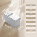 Composting Toilet, Waterless Toilets Suitable for Tiny Houses, Vans, Boats, with Heating Plate, Electric Mixing, Urine Separating and Exhaust Fan