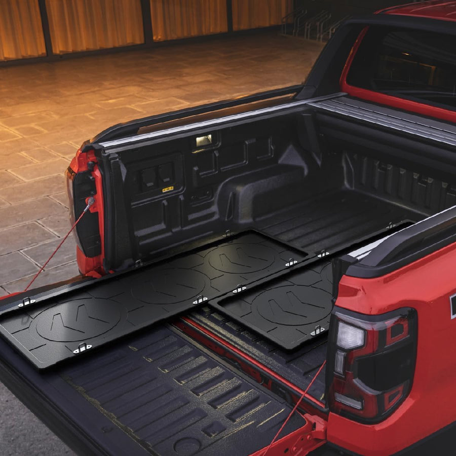 Slide-Out Truck Bed Cargo Tray, Pickup Truck Storage Organizer for 5.5ft 5.6ft & 5.7ft+ Beds, Heavy Duty Pull-Out Cargo Slide for Tools, Gear & Equipment, UV-Protected Polyethylene