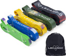 LECARDIO Multicoloured Resistance Bands Assistance Set(Heavy-Duty)