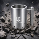 LECARDIO Weighted Heavy Mug 22LB 13 oz - Beer Cup | Fitness Water Cup | Durable Weightlifting Plate Design | Gym, Workout, and Beer Enthusiast Gift