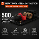 Slide-Out Truck Bed Cargo Tray, Pickup Truck Storage Organizer for 5.5ft 5.6ft & 5.7ft+ Beds, Heavy Duty Pull-Out Cargo Slide for Tools, Gear & Equipment, UV-Protected Polyethylene