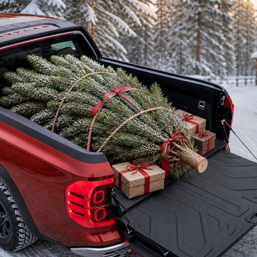 Slide-Out Truck Bed Cargo Tray, Pickup Truck Storage Organizer for 5.5ft 5.6ft & 5.7ft+ Beds, Heavy Duty Pull-Out Cargo Slide for Tools, Gear & Equipment, UV-Protected Polyethylene