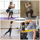 Multicoloured Training Bands With Coaching Exercise Brochure