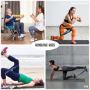 Multicoloured Training Bands With Coaching Exercise Brochure