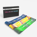 Multicoloured Training Bands With Coaching Exercise Brochure