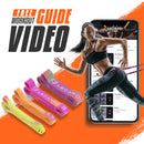 LECARDIO Neon Resistance Bands Assistance Set
