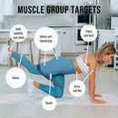 Multicoloured Training Bands With Coaching Exercise Brochure