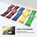 Multicoloured Training Bands With Coaching Exercise Brochure