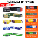 LECARDIO Camo Thickened Resistance Bands Assistance Set